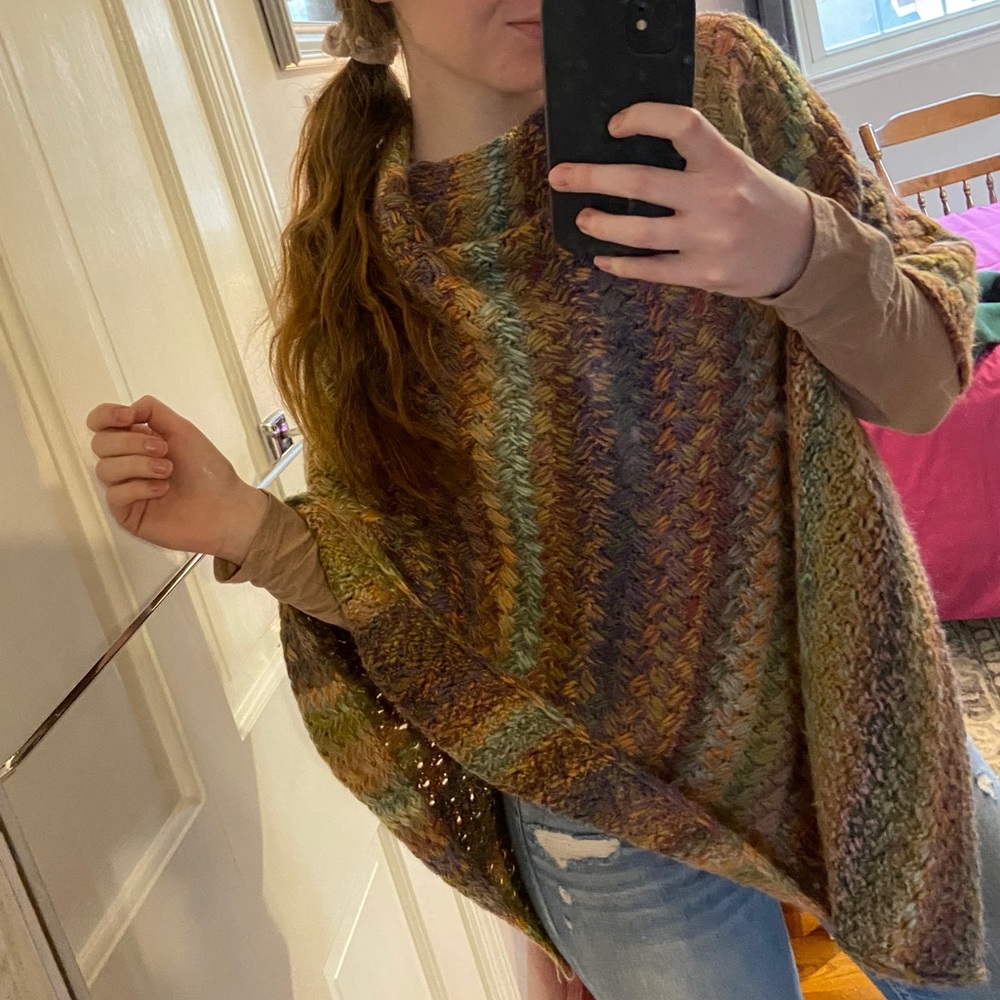 Beautiful knit poncho